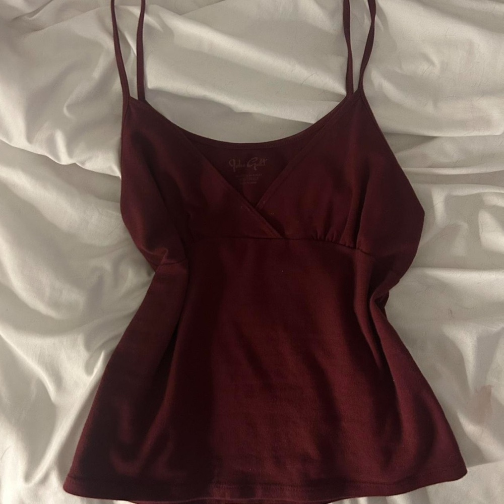 brandy melville maroon tank top